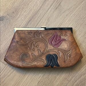 Vintage Embossed Clutch